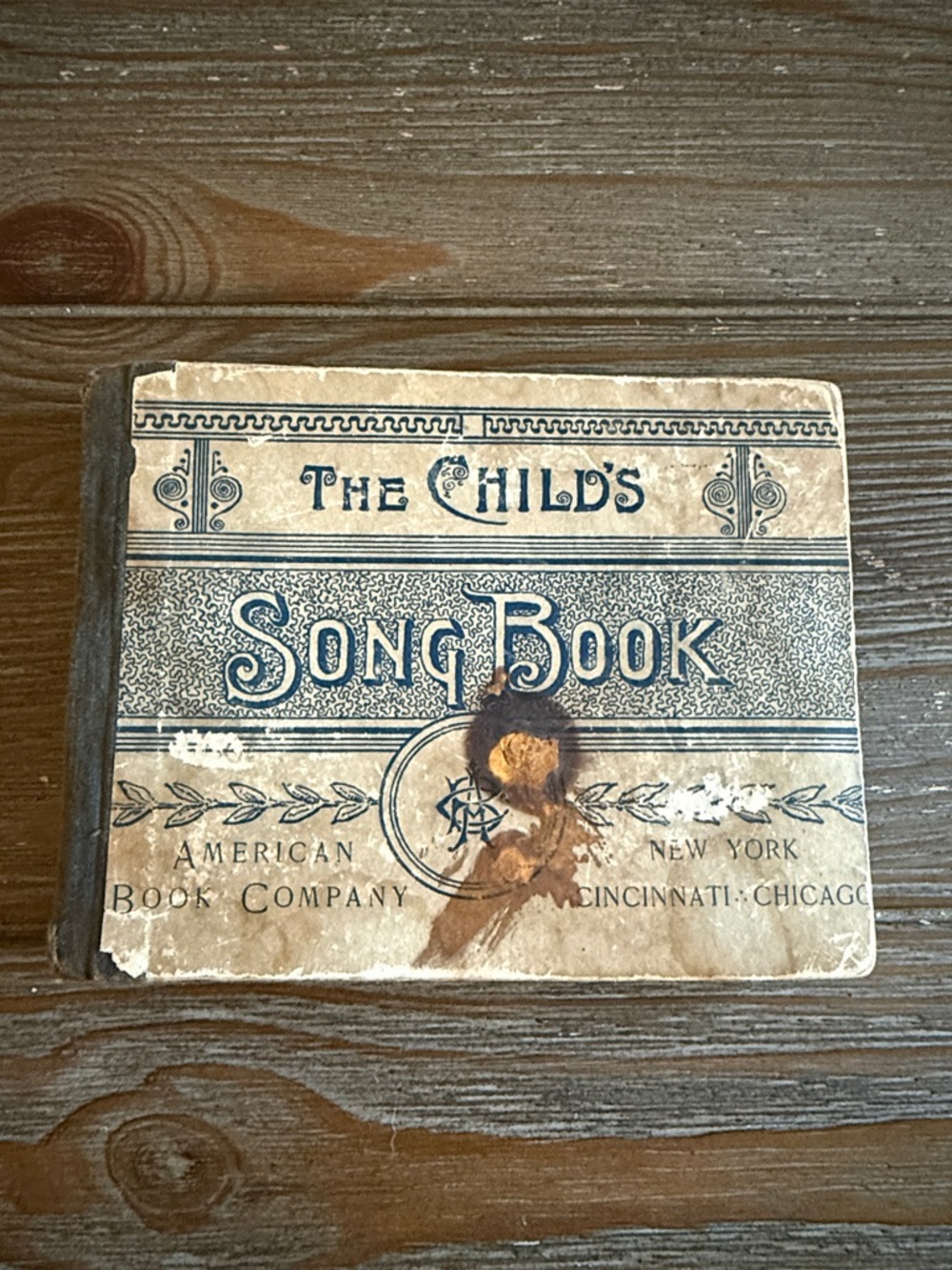 Antique The Child's Song Book dated 1888